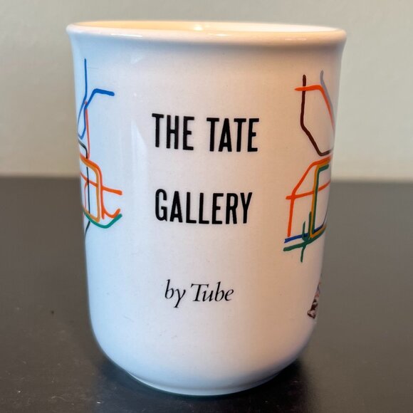 TATE GALLERY by TUBE London Mug ~ Art by David Booth ~ England ~ KILNCRAFT ~ UK - Picture 2 of 12